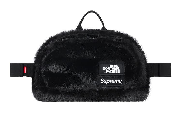 Сумка через плечо Supreme The North Face Collaboration из бобрового меха, слинг-сумка, поясная сумка, обычная унисекс, многоцветная