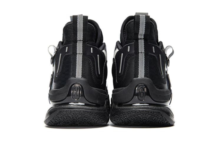 361° AG 1 Aaron Gordon 1 Амортизирующие, противоскользящие и износостойкие баскетбольные кроссовки средней высоты, мужские, черные, серые