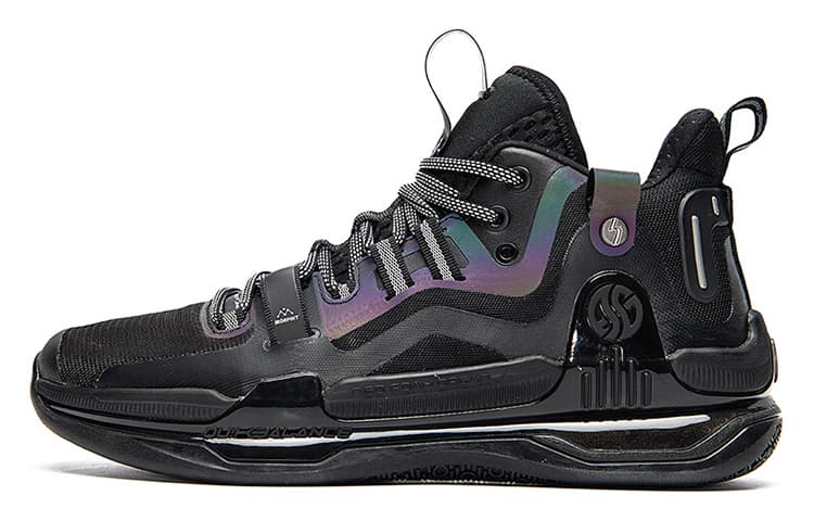 361° AG 1 Aaron Gordon 1 Cushioning Anti-Slip And Wear-Resistant Mid-Top Performance Basketball Shoes Men's Black Gray