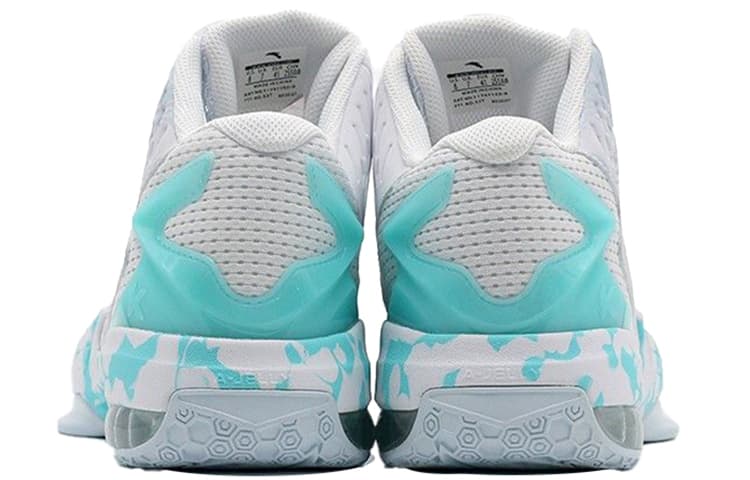 Anta KT3 Thompson Team Амортизирующие противоскользящие и износостойкие баскетбольные кроссовки с высоким берцем Белый Синий