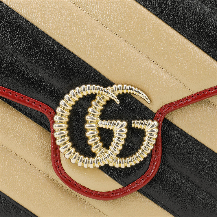 Женский стеганый кожаный кошелек, сумка через плечо, сумка через плечо GUCCI Marmont