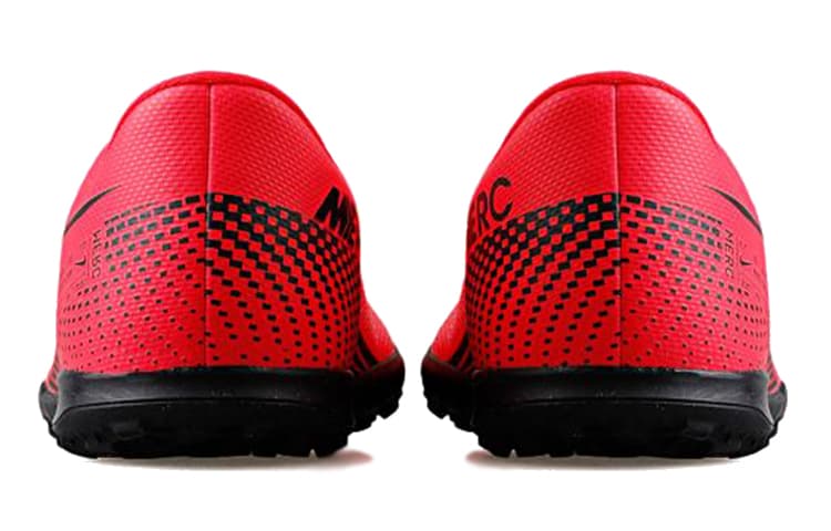 Nike Mercurial Vapor 13 CLUB TF JR Ткань Противоскользящая Износостойкая Низкая детская футбольная обувь Красный Черный Детский