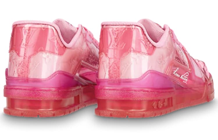 LOUIS VUITTON Кроссовки 'Розовый ПВХ'