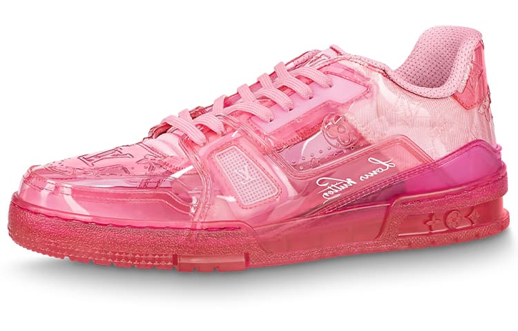 LOUIS VUITTON Trainer Sneakers 'Pink PVC'