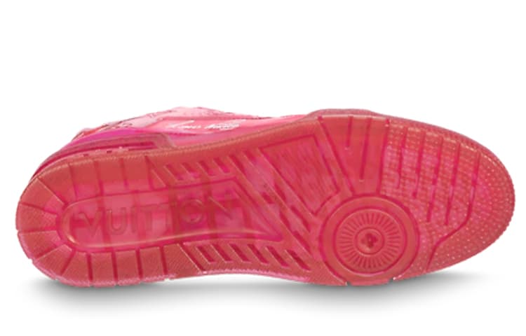 LOUIS VUITTON Кроссовки 'Розовый ПВХ'