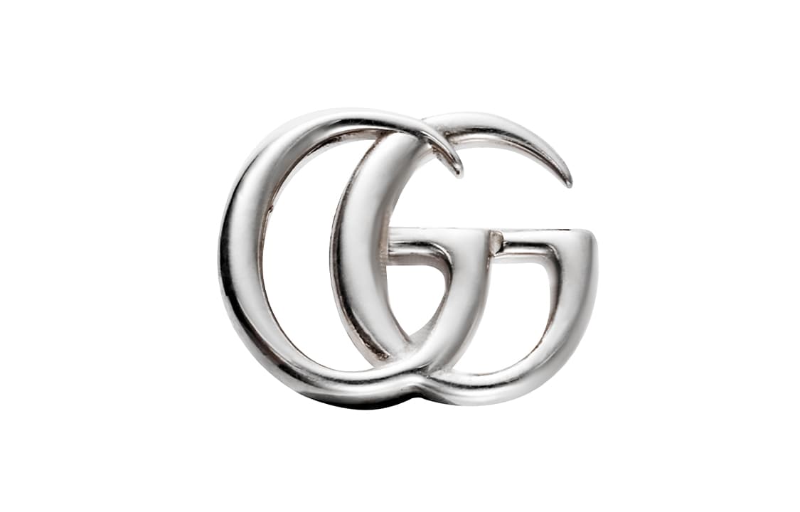 Женские серьги-гвоздики GUCCI из стерлингового серебра 925 пробы, серебро