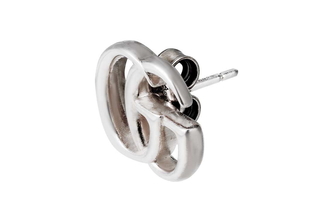 Женские серьги-гвоздики GUCCI из стерлингового серебра 925 пробы, серебро