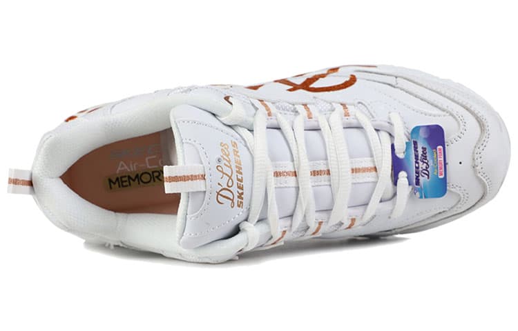 Skechers Низкие повседневные туфли женские белое золото