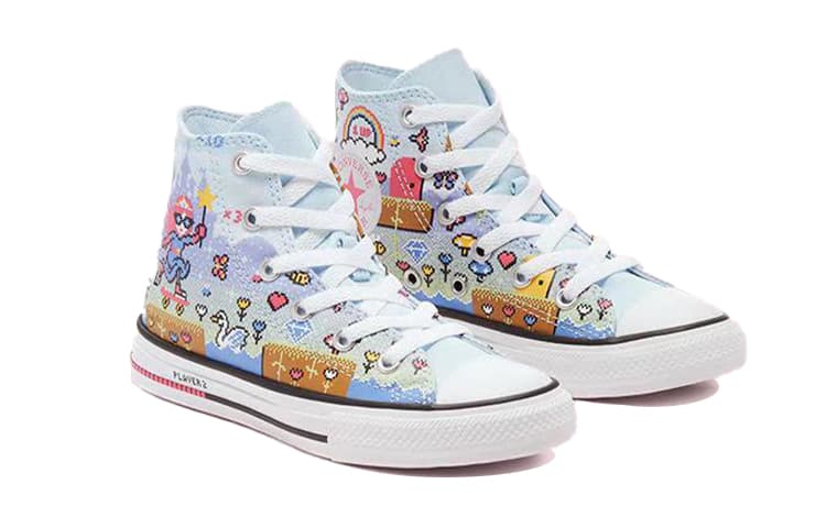 Конверсы Chuck Taylor All Star High GS 'Gamer - принцесса скейтбординга'