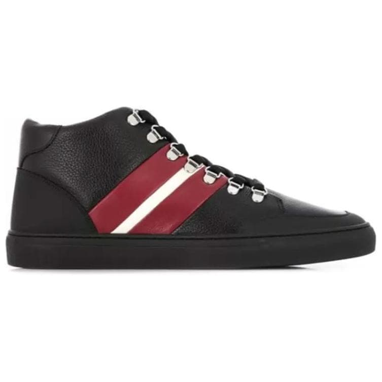 BALLY Hensy 300 Стильные кроссовки для скейтбординга среднего размера, мужские, черные, красные