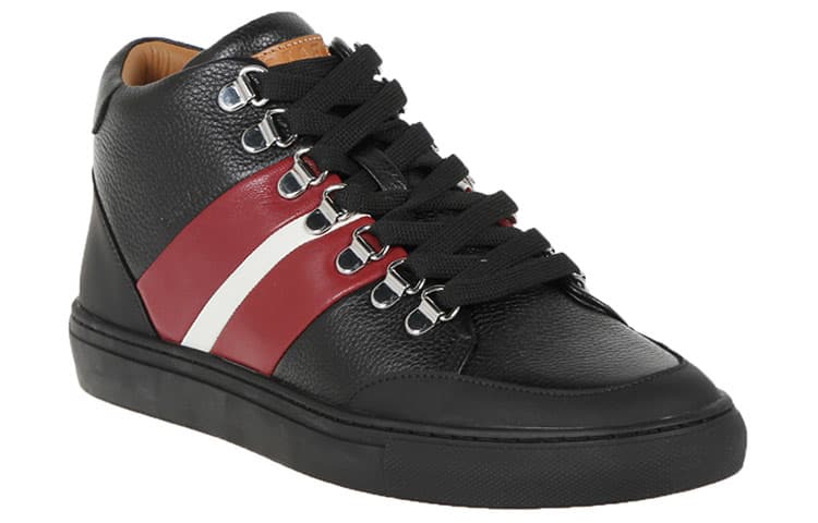 BALLY Hensy 300 Стильные кроссовки для скейтбординга среднего размера, мужские, черные, красные