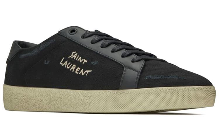 SAINT LAURENT Court Classic SL/06 Низкий Черный