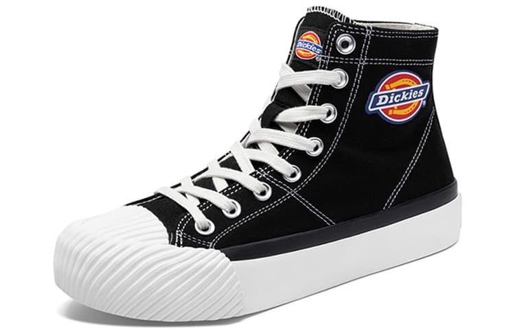 Туфли Dickies из парусины унисекс с высоким берцем, черные