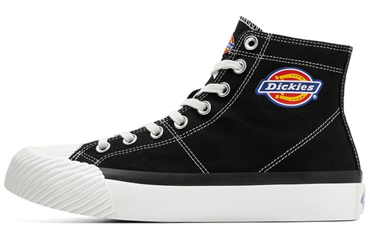 Dickies Canvas Shoes Unisex High top Black
