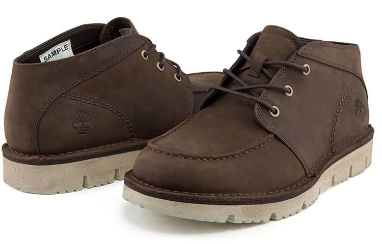 Ботинки чукка Timberland Westmore с открытым носком, коричневые