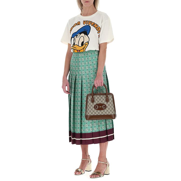 Футболки женские Disney X GUCCI белые