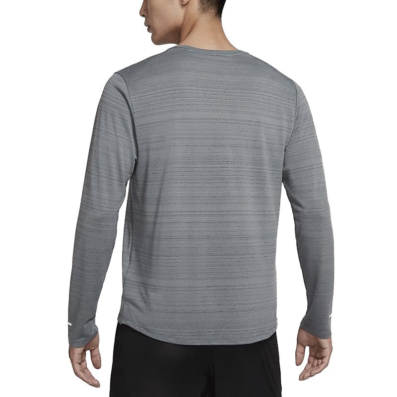 Мужская футболка для бега Nike дымчато-серая
