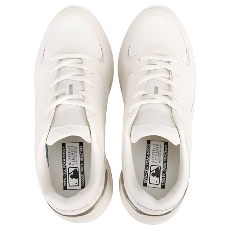 MLB Big Ball Chunky Cookie Массивные кроссовки унисекс с низким берцем, белые