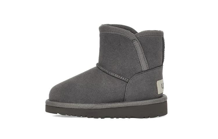 UGG Kids' Cotton Boots Children Aged 3 7 Years Old Charcoal Gray
