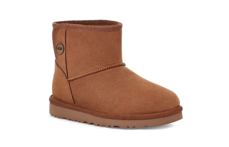 Детские сапоги UGG Каштановые для детей от 3 до 7 лет