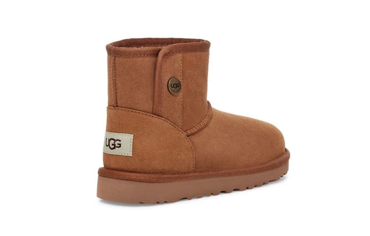 Детские сапоги UGG Каштановые для детей от 3 до 7 лет