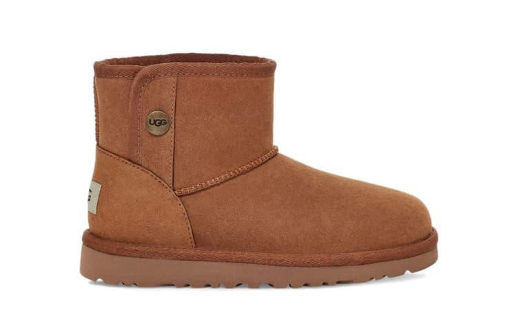 Детские сапоги UGG Каштановые для детей от 3 до 7 лет
