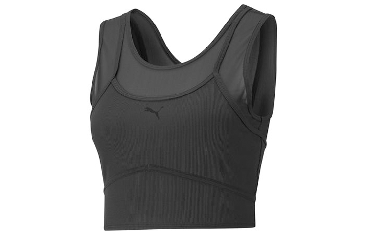 PUMA Studio Sleeveless Sports Shirts Women's Black