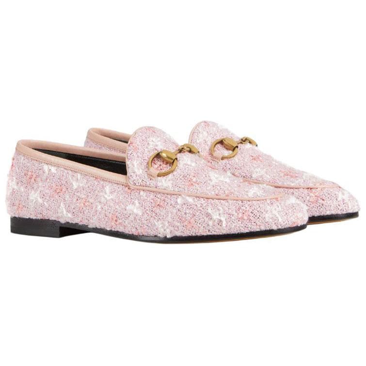 GUCCI Jordaan Повседневные одинарные туфли женские розовые
