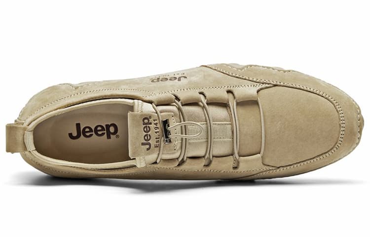 Jeep Амортизирующая, устойчивая к истиранию, дышащая, легкая повседневная обувь с низким верхом, мужская, песочная