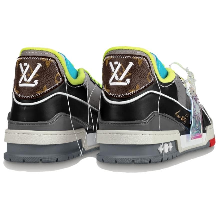 LOUIS VUITTON Lv Trainer Низкие спортивные туфли Синий/Черный