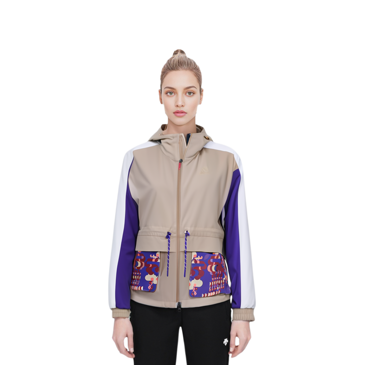 Куртка Adidas Женская Хаки Коричневая