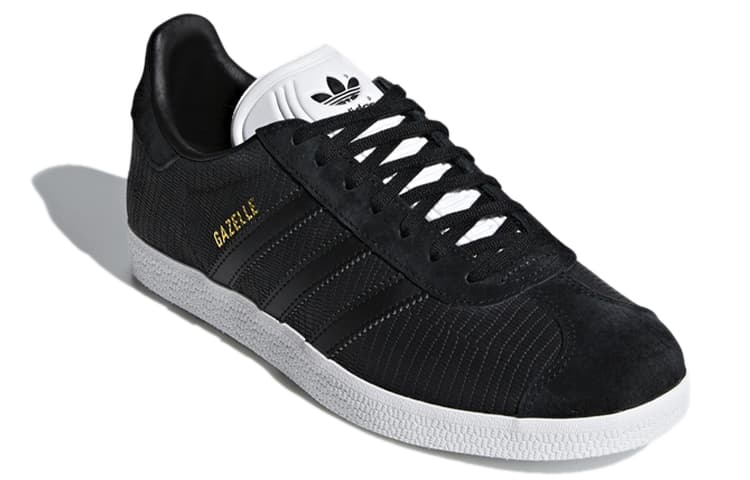 Женские кроссовки Adidas Gazelle «Черно-белые»