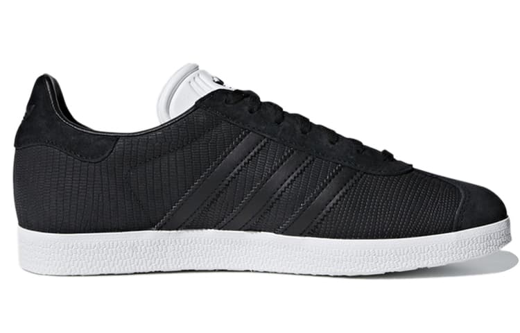 Женские кроссовки Adidas Gazelle «Черно-белые»