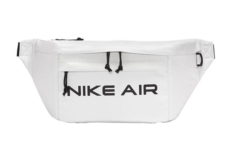 Nike Polyester Crossbody Bag Shoulder Bag Sling Bag Fanny Pack Small Size Unisex Gray White
