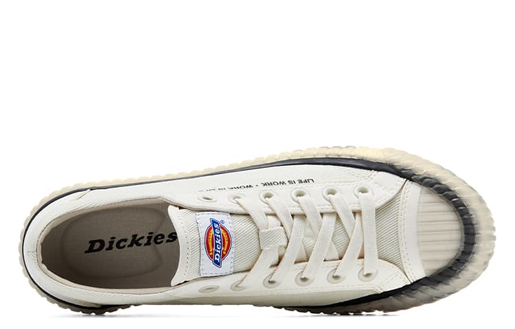 Dickies износостойкие низкие кеды из парусины унисекс бежевые