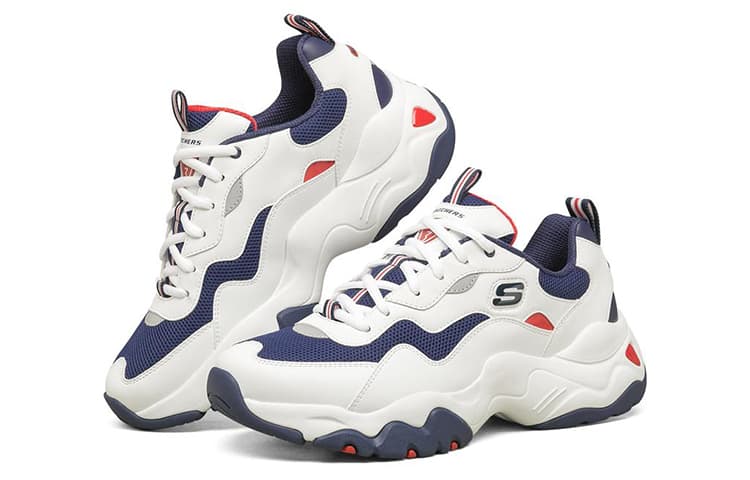 Кроссовки Skechers D Lites Low Top Белый/Синий/Красный