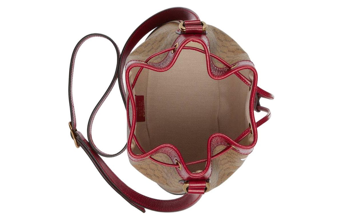 Женская парусиновая сумка GUCCI Doraemon Collaboration с кожаной сумкой-мешком, сумкой через плечо, сумкой через плечо