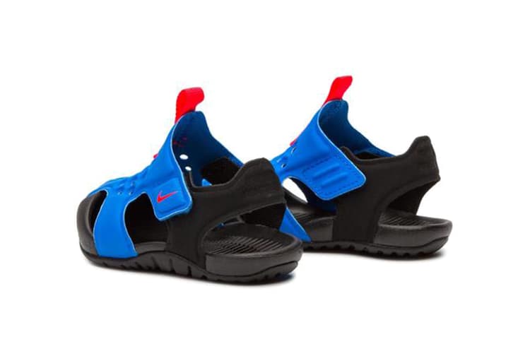 Низкие кроссовки для малышей Nike Sunray Protect 2, синие, черные для младенцев и малышей