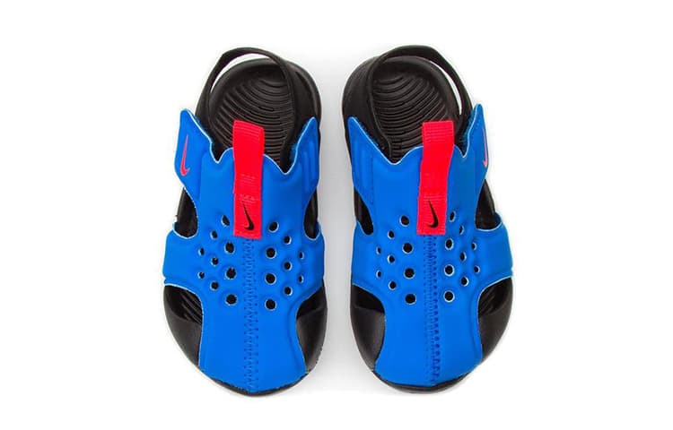 Низкие кроссовки для малышей Nike Sunray Protect 2, синие, черные для младенцев и малышей