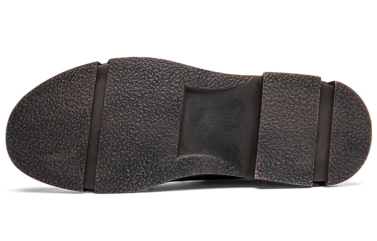 Jeep Повседневная кожаная обувь Мужские низкие кеды Черные