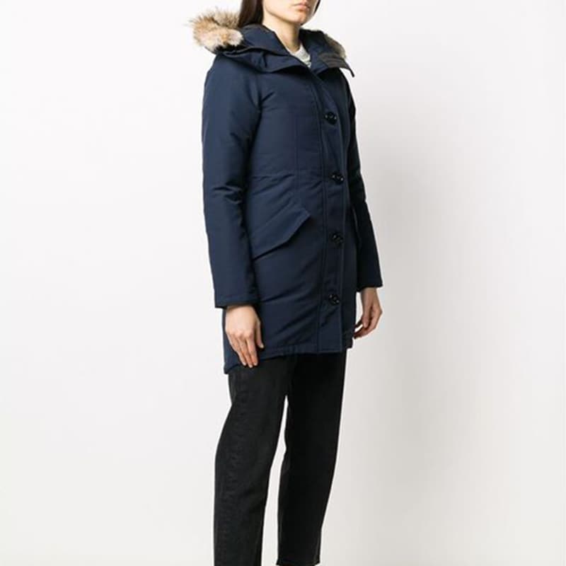 Пуховик Canada Goose Rossclair Series женский лазурный океанский синий