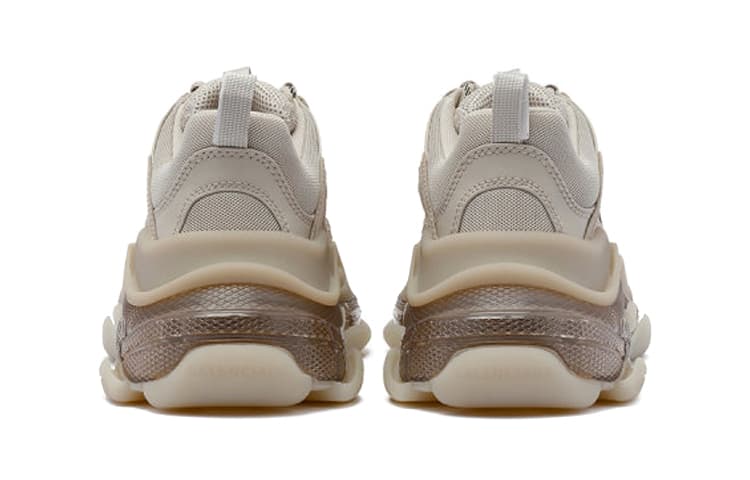 Женские кроссовки Balenciaga Triple S, Clear Sole Beige
