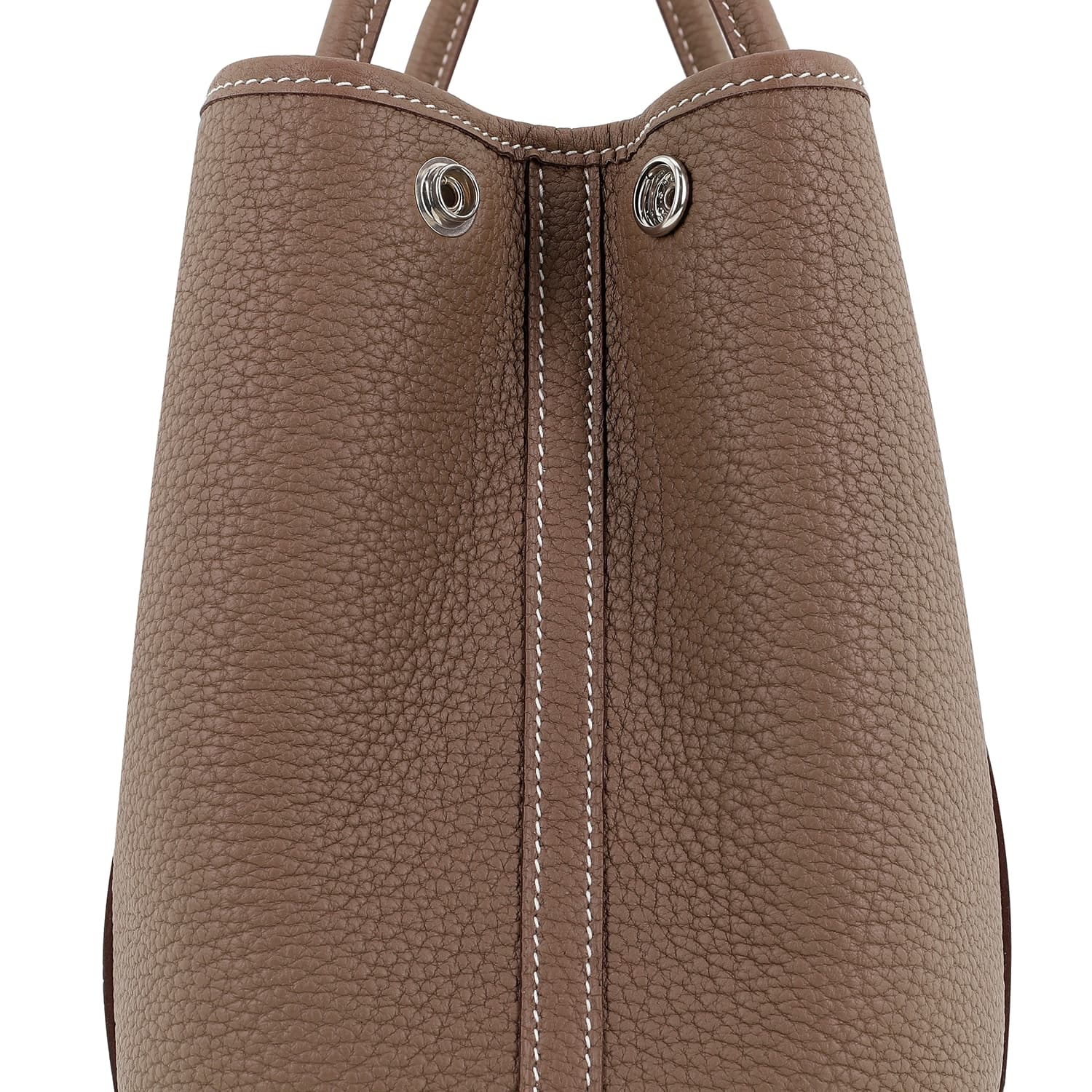 HERMES Garden Party Negonda Садовая сумка из телячьей кожи 30 Унисекс 18 Этап Серый Слон