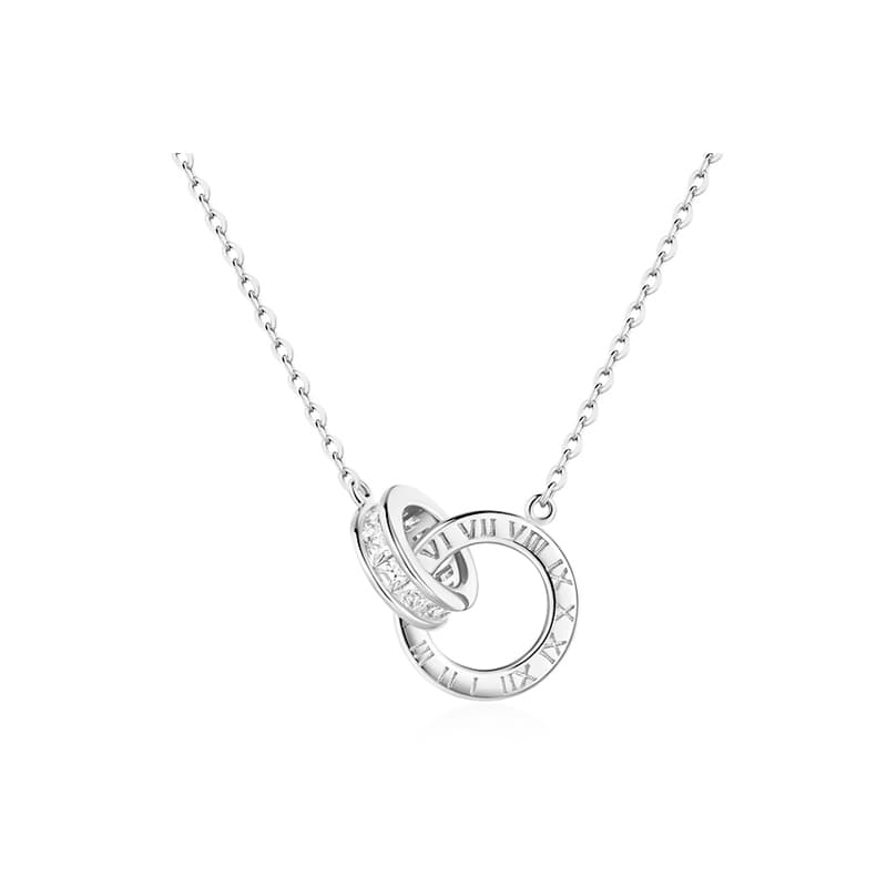 FANCI S925 Серебряные ожерелья женские серебряные