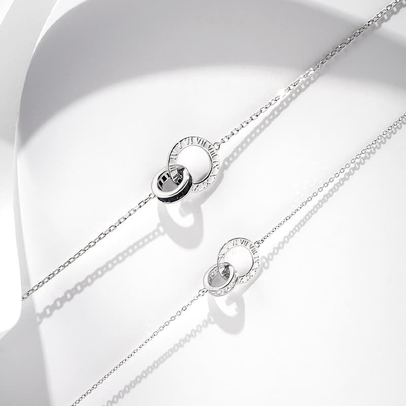 FANCI S925 Серебряные ожерелья женские серебряные