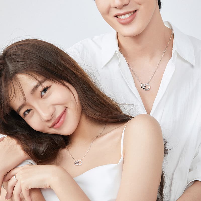 FANCI S925 Серебряные ожерелья женские серебряные