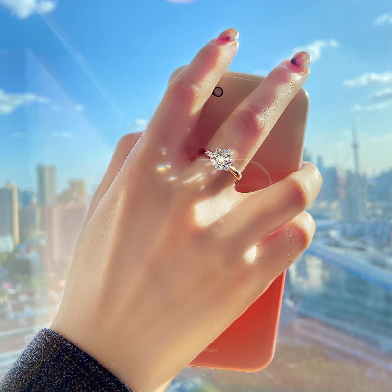 Кольца Lady Go из стерлингового серебра 925 пробы, женские парные кольца