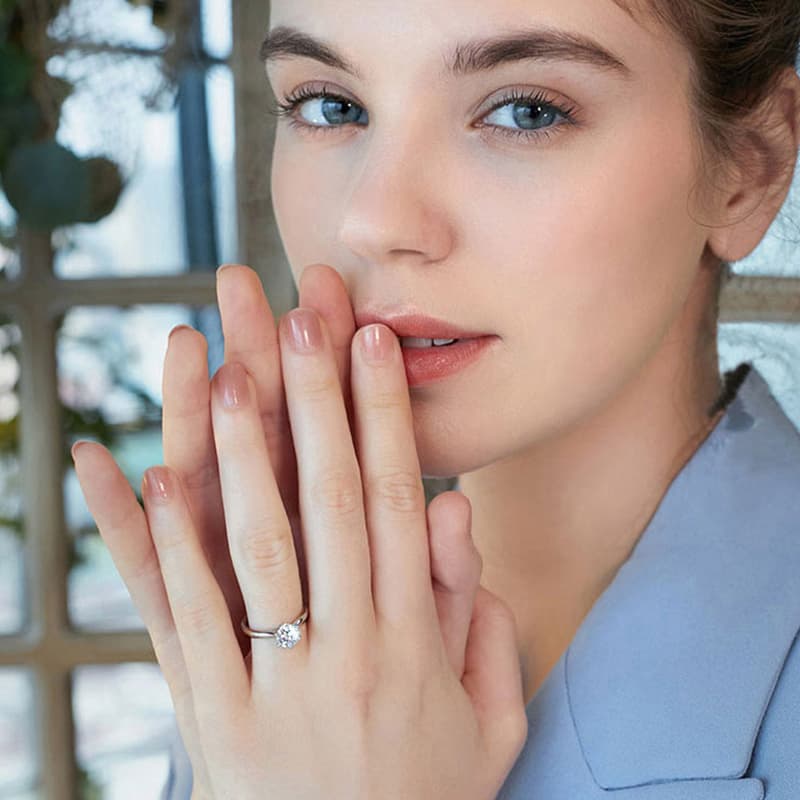 Кольца Lady Go из стерлингового серебра 925 пробы, женские парные кольца