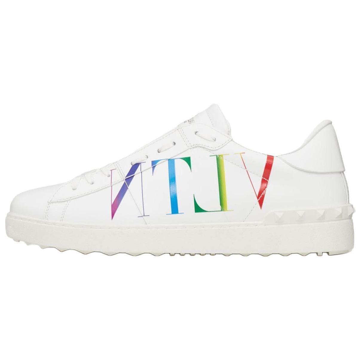 Valentino Open Sneaker 'Logo Print - White Multi'