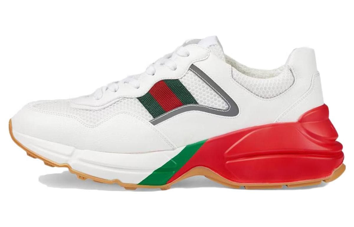 GUCCI Women's Rhyton 'White Red Green Reflective' Women's